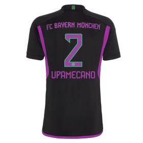 Virallinen pelipaita FC Bayern München Upamecano 2 Vieras 2023-24 Lyhythihainen - Lasten ( + Lyhyet housut )